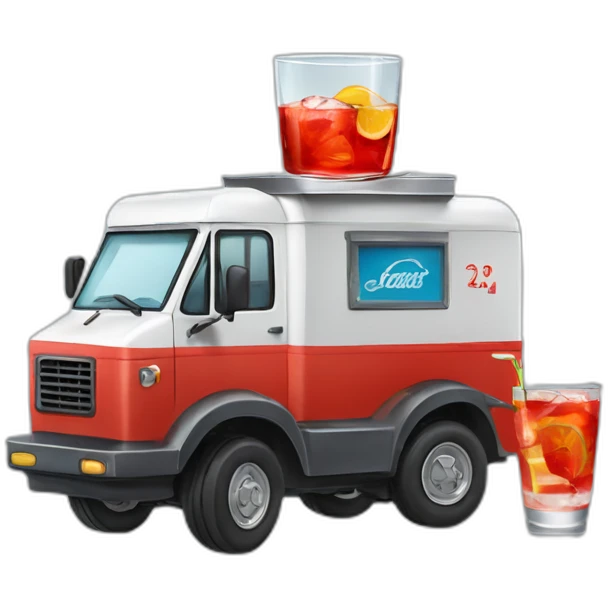 Negroni on a zamboni emoji