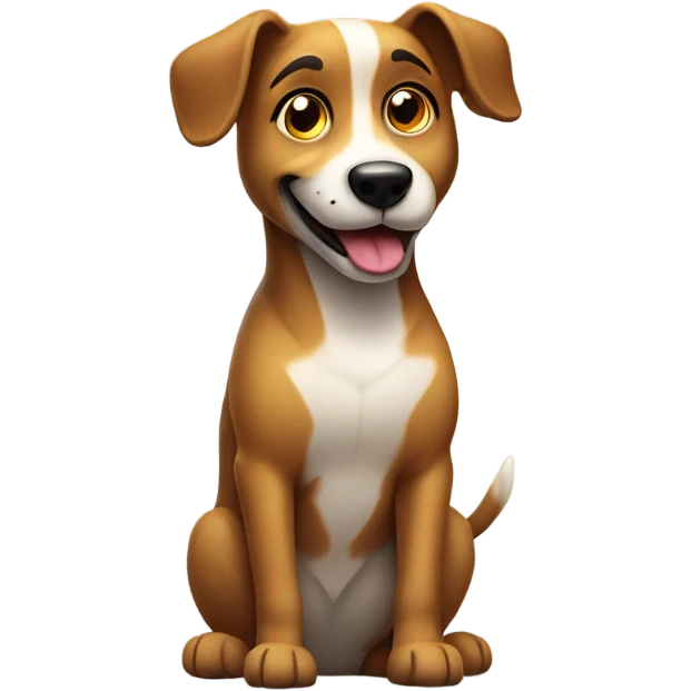 Dog saying thank you  emoji