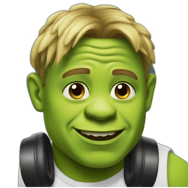 Dj shrek emoji