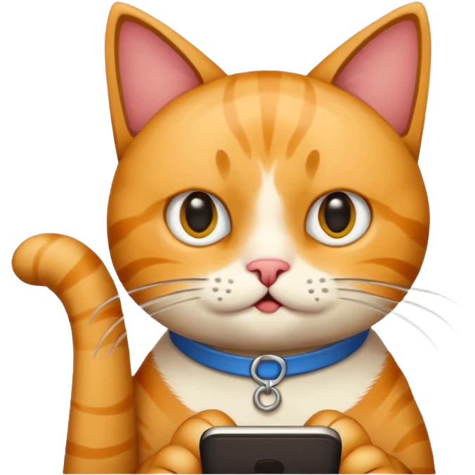 A Cat saying task is done. emoji