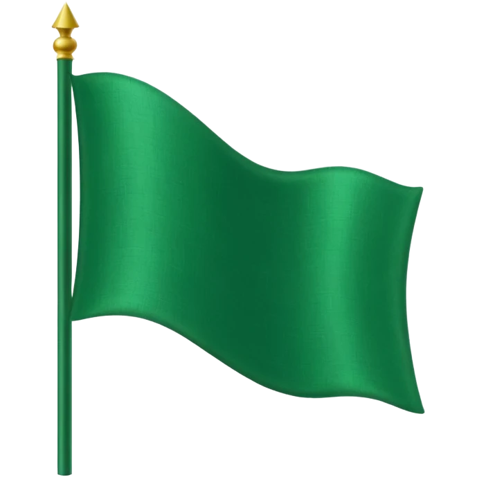 green flag emoji
