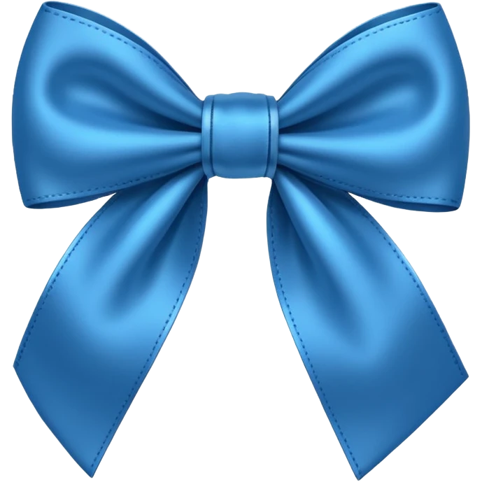 Laço azul emoji
