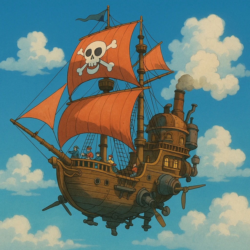 pirate ship emoji
