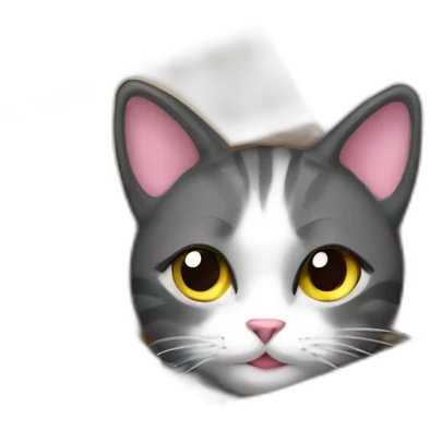 cat from gift box emoji