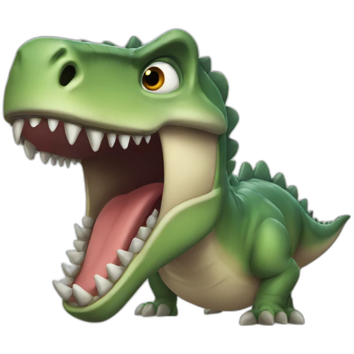 big teeth dino emoji