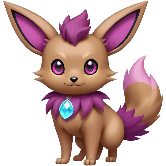 Epic Shiny Cool Cute Kawaii Eevee-Noibat-Zorua-Pokemon Full Body emoji