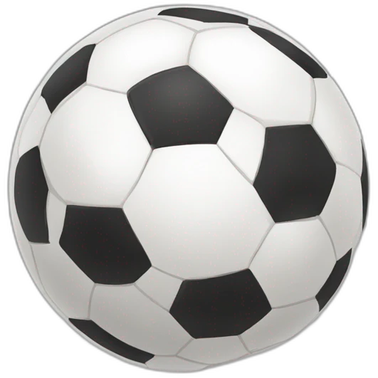 ballon de football qui sourrit emoji