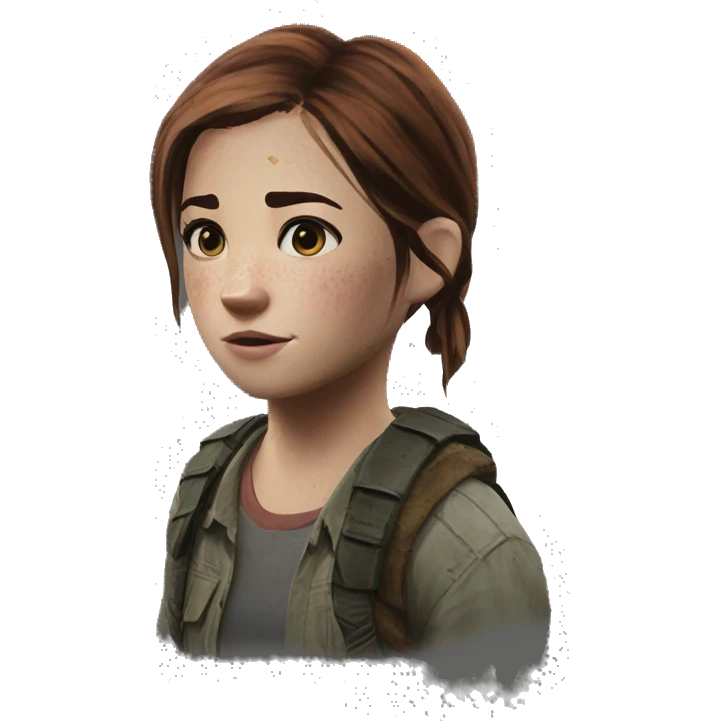 Ellie the last of us Little bit dezoom emoji