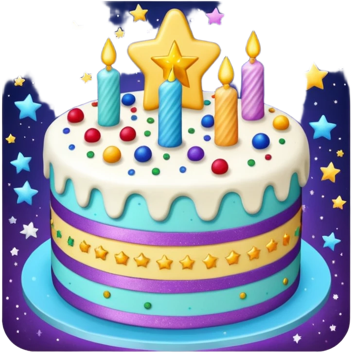 real cosmic cake emoji