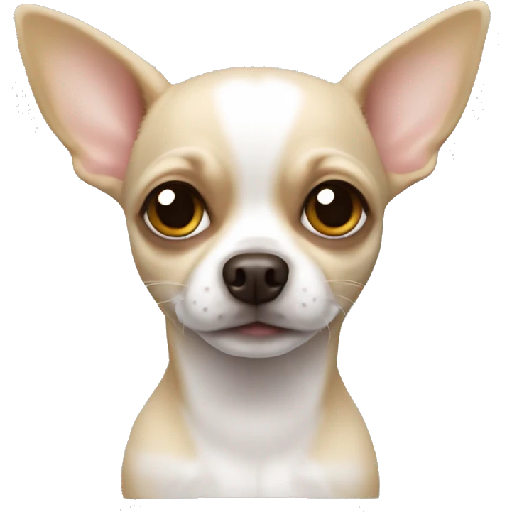 chihuahua white  emoji