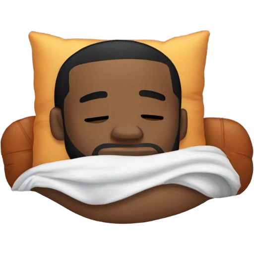 lebron james sleeping emoji