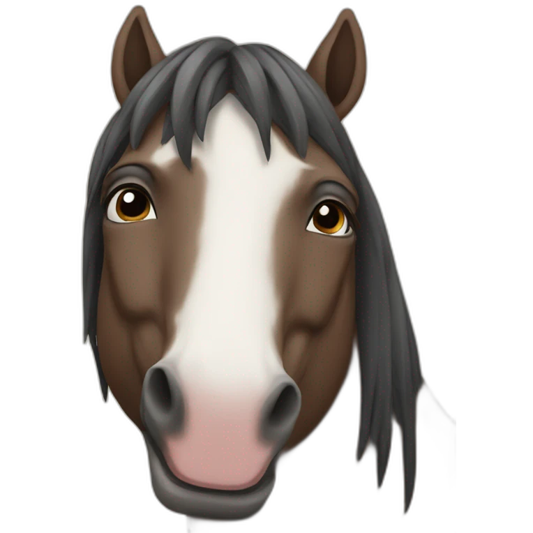 Horse-man emoji