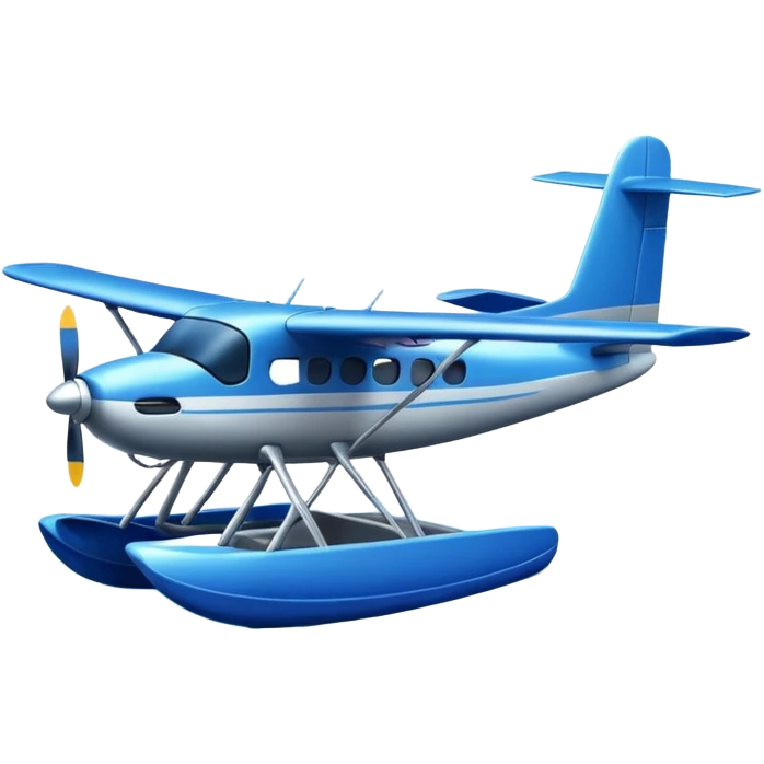 a seaplane on the water emoji