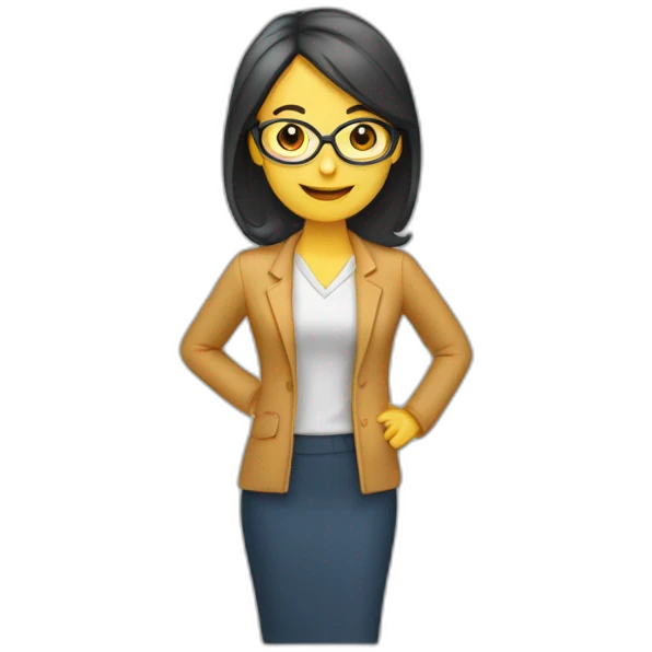 profesora de matemáticas emoji
