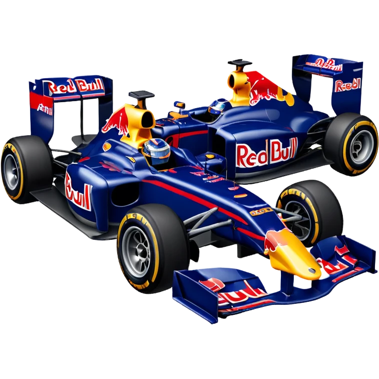 a 2010 Red Bull Formula 1 car emoji