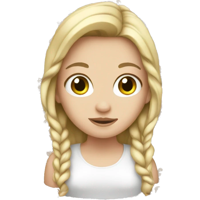 White girl emoji
