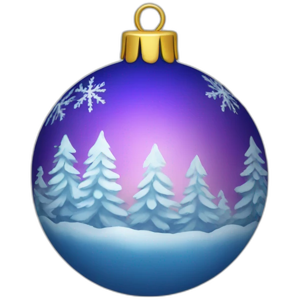Christmas ball emoji