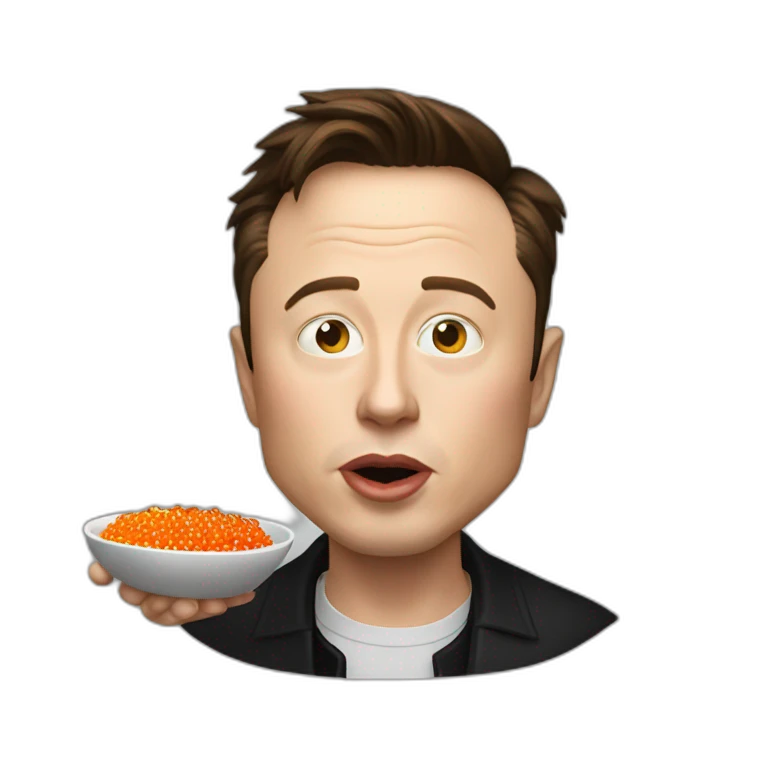 elon-musk-eating-caviar emoji