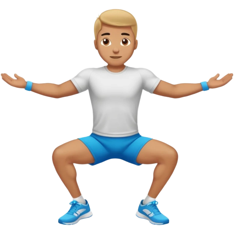 man doing Gluteal bridge emoji
