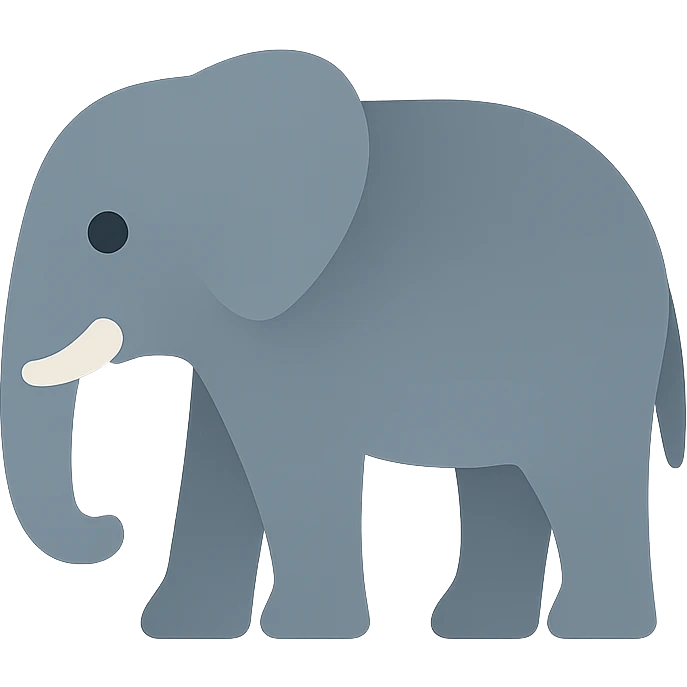 Elephant emoji