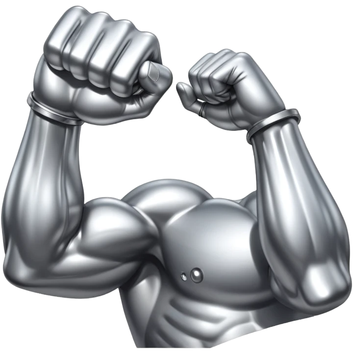 sorayama hand biceps emoji chrome emoji