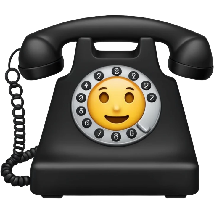 black phone emoji