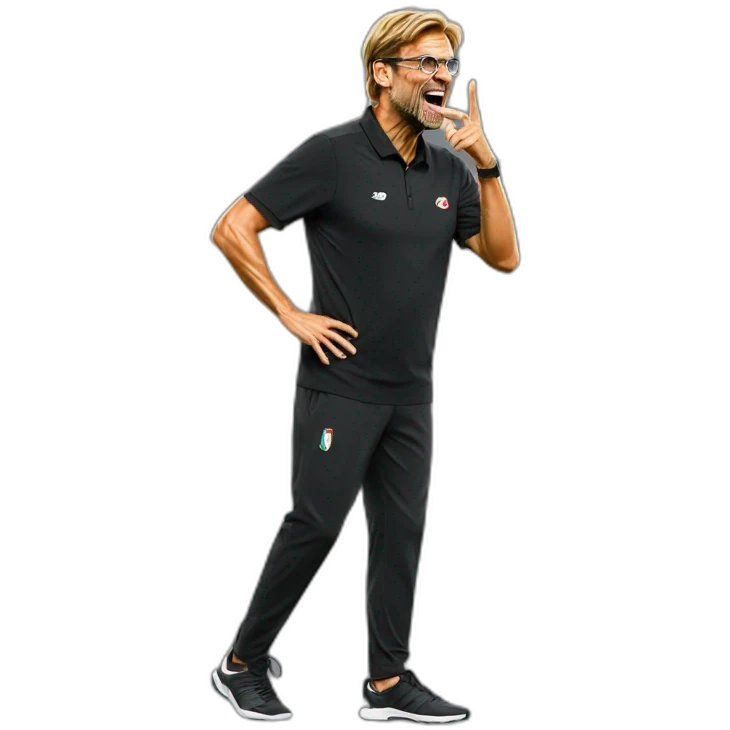 jurgen Klopp is doing "Italian chef's kiss" gesture emoji