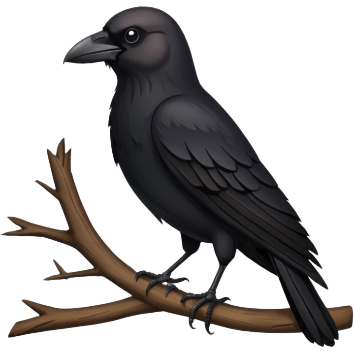 a full Crow emoji