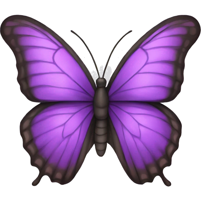 Purple butterfly emoji