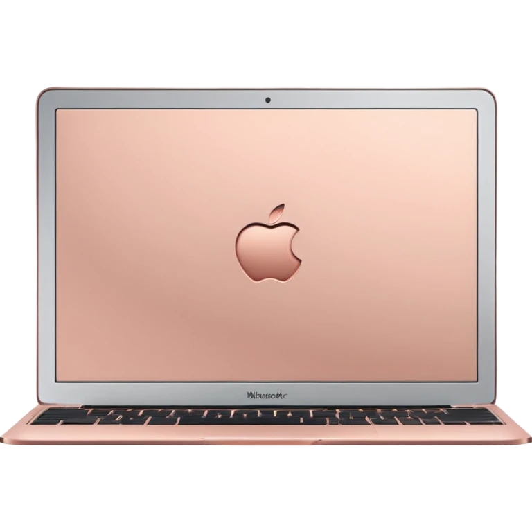 Macbook Air rose gold  emoji