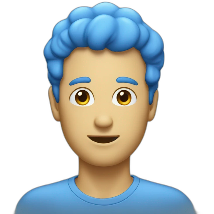 bon l’eponge en bleu emoji
