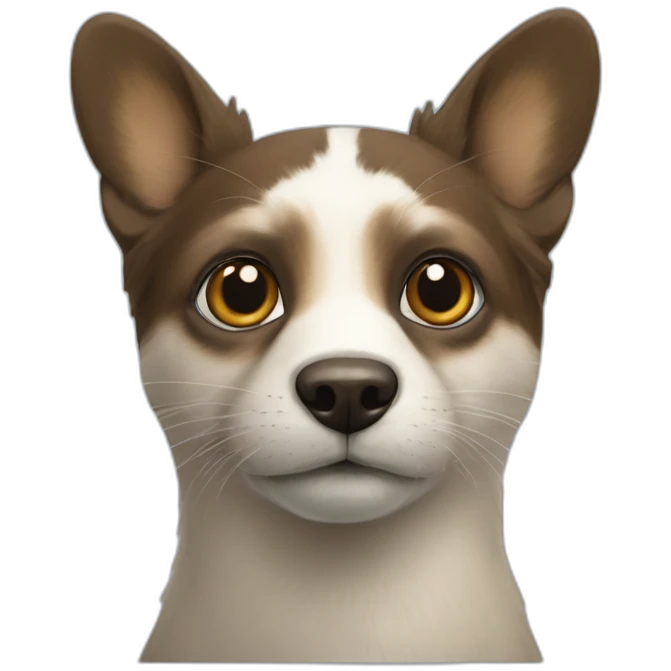 un papillion sur le nez d'une loutre emoji