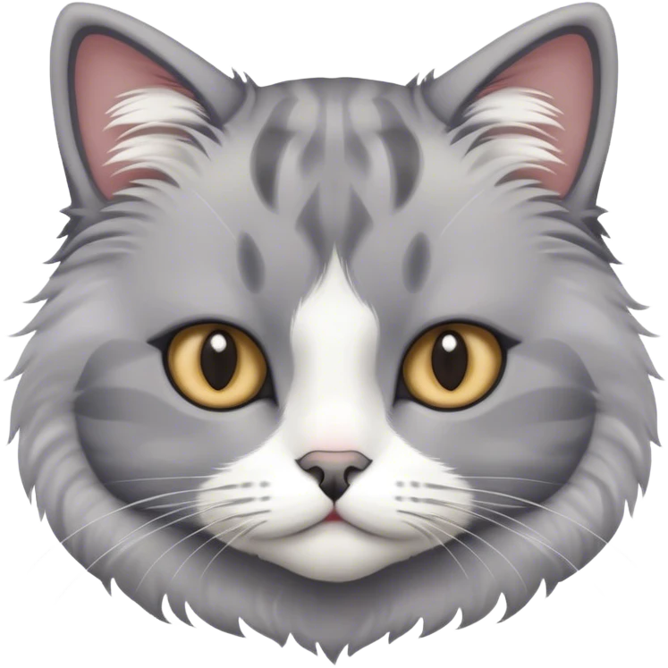 Cat wearing kemano emoji