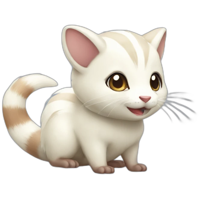 White Furret emoji