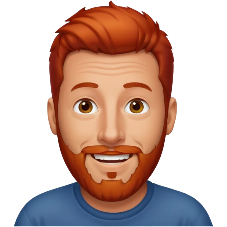 Adam Sandler red beard emoji
