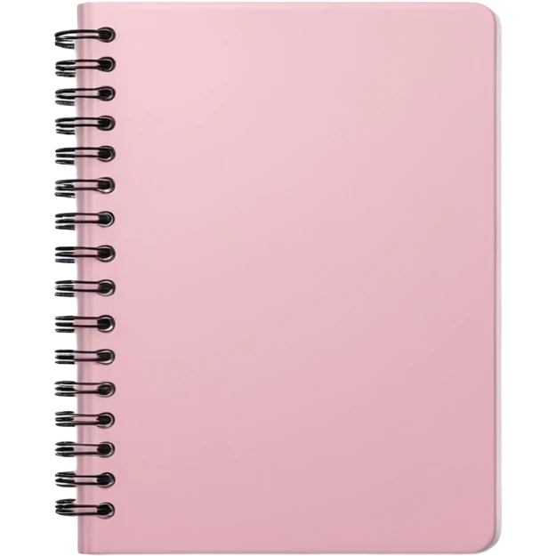 Light pink notebook emoji