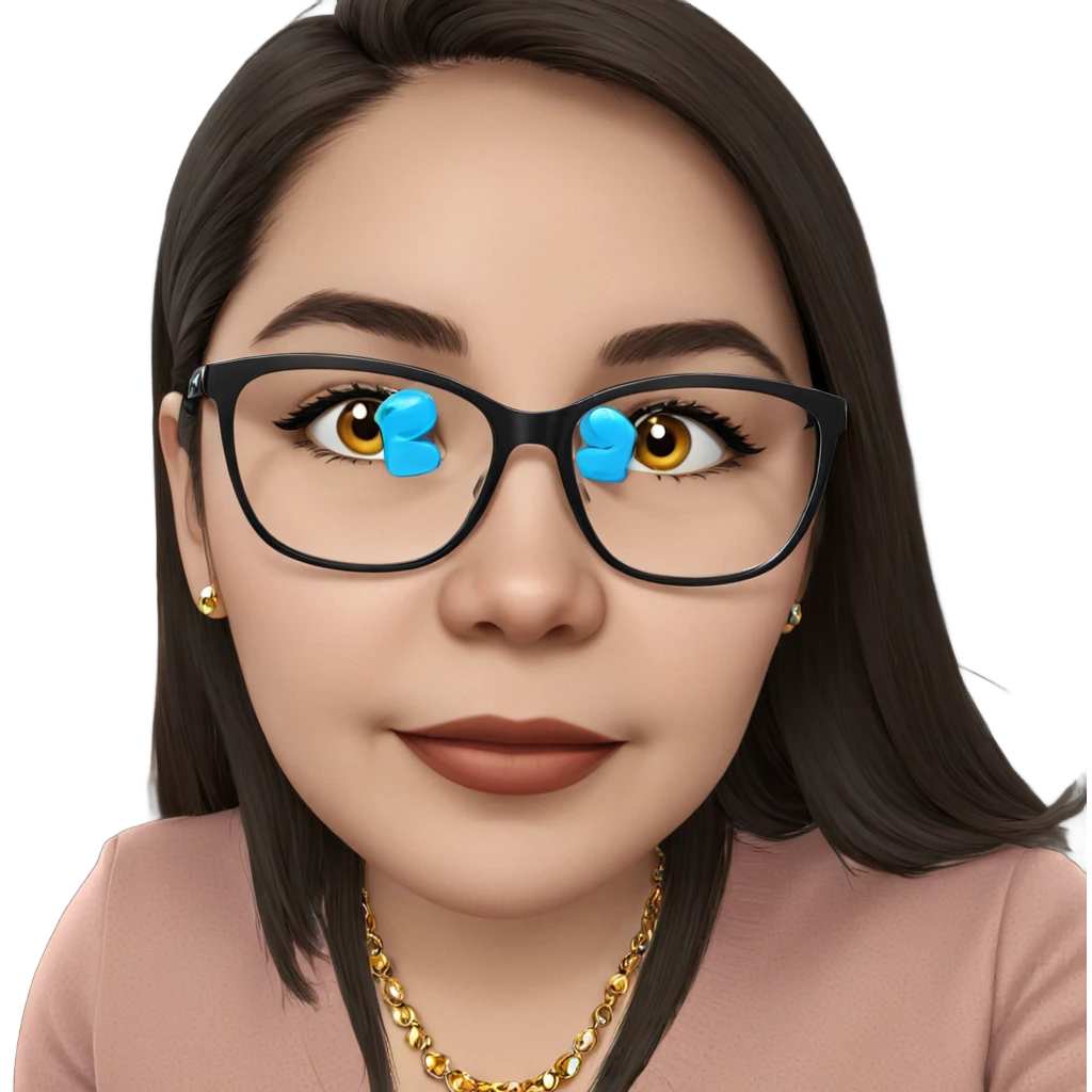 portrait of a girl with jewelry emoji