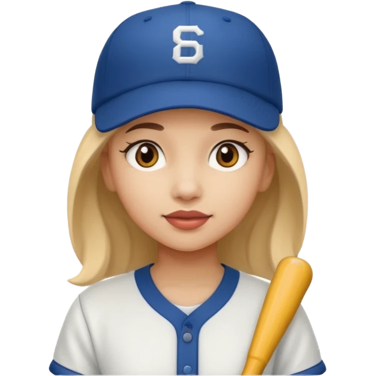 baseball hat girl emoji