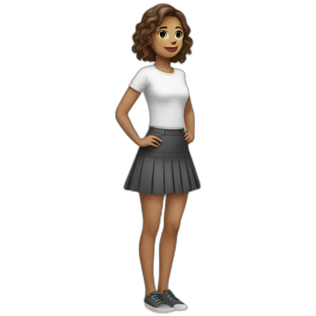 Short-skirt emoji