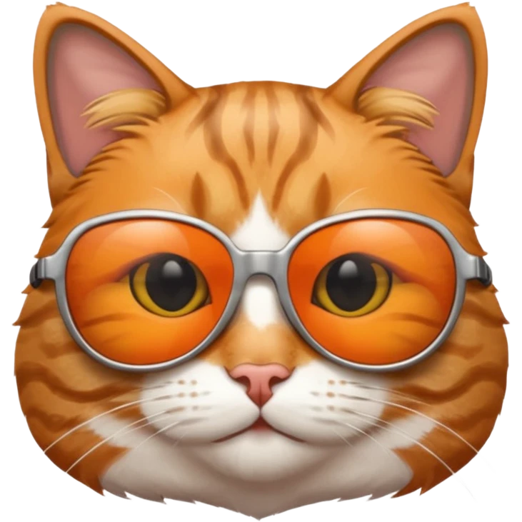 Cat wearing sunglasses emoji