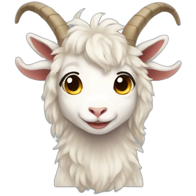 Anime Goat chibi emoji