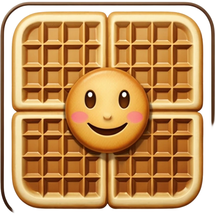 Waffle emoji