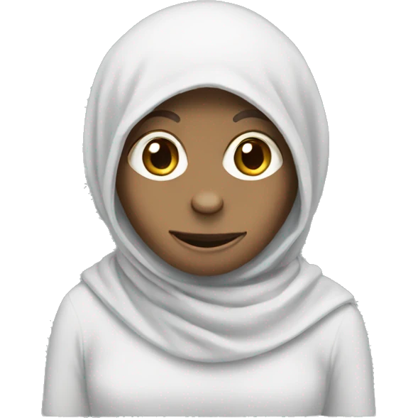 an animal monkey in a hijab. emoji