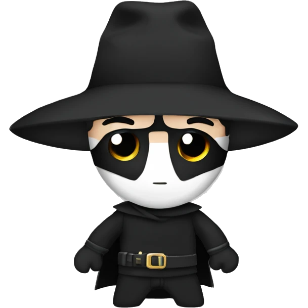 El zorro animal vestido de ninja emoji