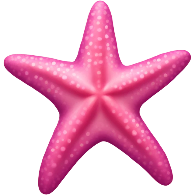Pink starfish emoji