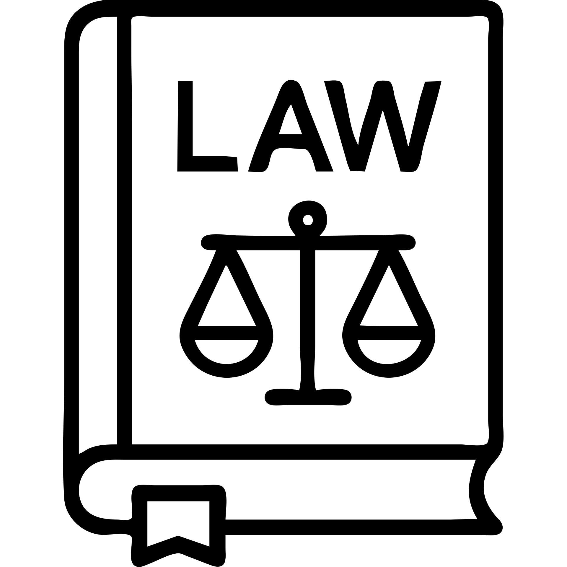 outlined icon of law with law book, professional look emoji