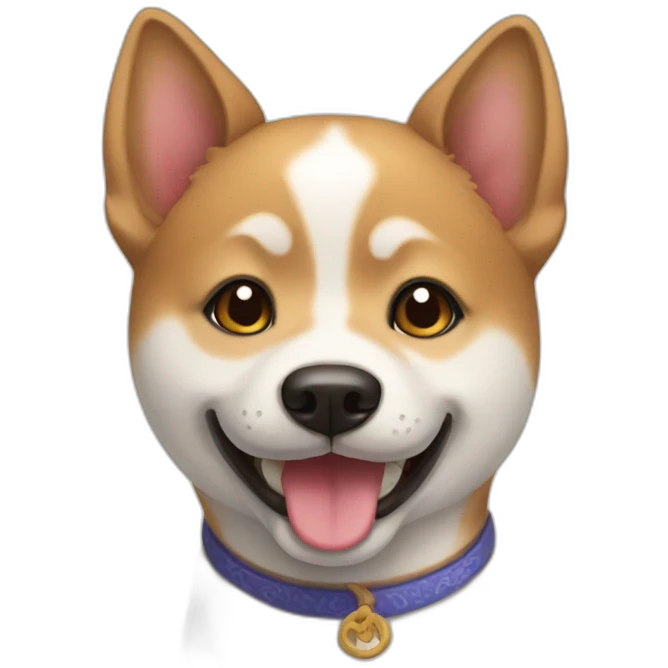 happy chinese shibu emoji