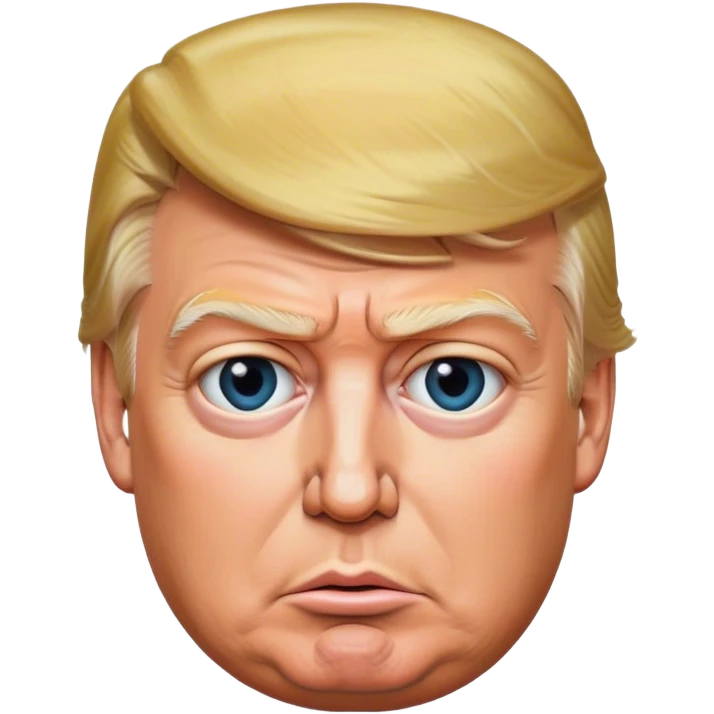 Donald trump being dumb emoji
