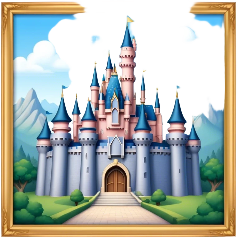 Disney castle emoji