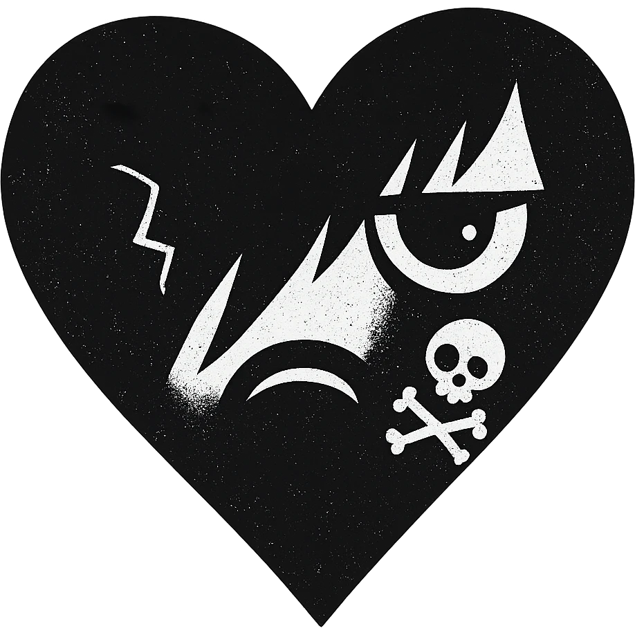 emo heart , remove background emoji